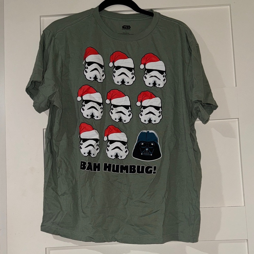 Star Wars Olive Stormtrooper Holiday Tee